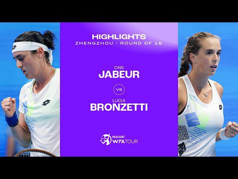 Ons Jabeur vs. Lucia Bronzetti | 2023 Zhengzhou Round of 16 | WTA Match Highlights