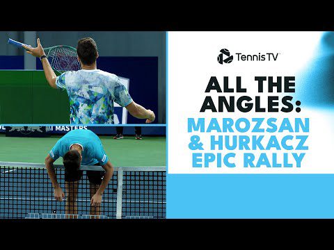 All The Angles Of WILD 40-Shot Hurkacz vs Marozsan Point! | Shanghai 2023