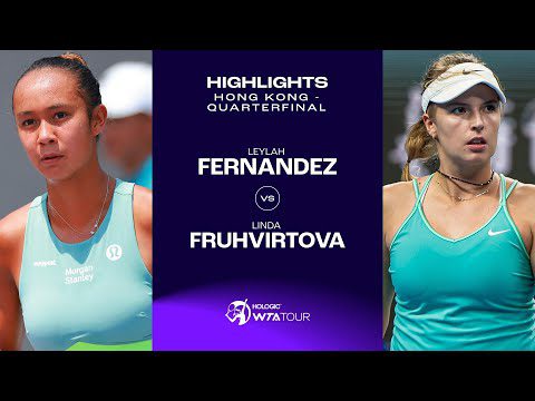 Leylah Fernandez vs. Linda Fruhvirtova | 2023 Hong Kong Quarterfinal | WTA Match Highlights