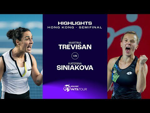 Martina Trevisan vs. Katerina Siniakova | 2023 Hong Kong Semifinal | WTA Match Highlights