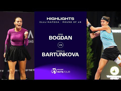 Ana Bogdan vs. Nikola Bartunkova | 2023 Cluj-Napoca Round of 16 | WTA Match Highlights