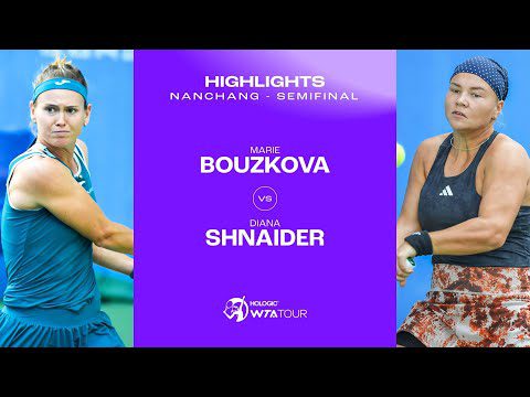 Marie Bouzkova vs. Diana Shnaider | 2023 Nanchang Semifinal | WTA Match Highlights