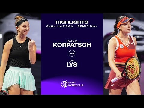 Tamara Korpatsch vs. Eva Lys | 2023 Cluj-Napoca Semifinal | WTA Match Highlights