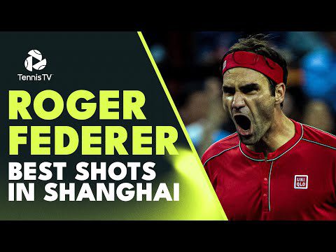 Roger Federer: Best Ever Shots In Shanghai!