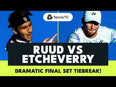 DRAMATIC Final Set Tiebreak Ruud vs Etcheverry | Beijing 2023 Highlights