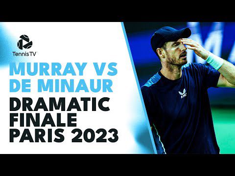 Andy Murray vs Alex De Minaur DRAMATIC FINALE! | Rolex Paris Masters 2023