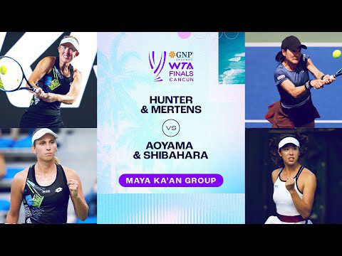 Hunter/Mertens vs. Aoyama/Shibahara | 2023 WTA Finals Group Stage | WTA Match Highlights