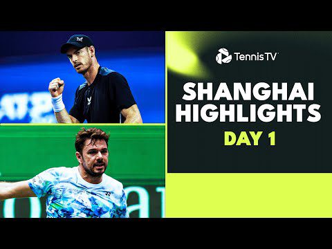 Murray Faces Safiullin; Wawrinka, Zhang & Fognini All Feature | Shanghai 2023 Highlights Day 1