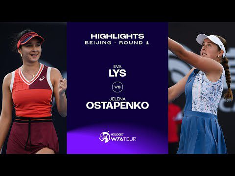 Eva Lys vs. Jelena Ostapenko | 2023 Beijing Round 1 | WTA Match Highlights