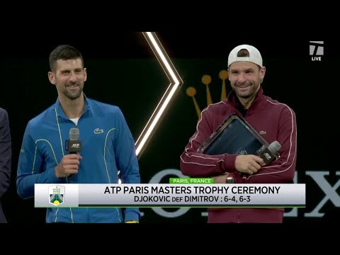 Novak Djokovic Discusses 97th Career Title; Paris Champion Speech