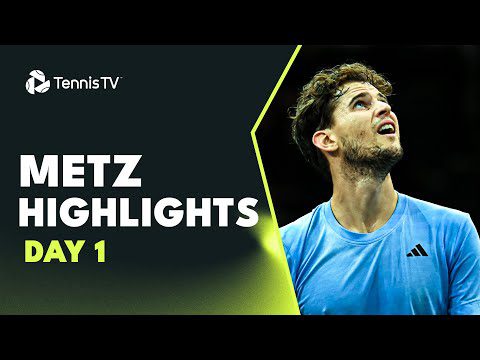 Sonego Faces Giron; Thiem, Wawrinka, Van De Zandschulp Feature | Metz 2023 Highlights Day 1