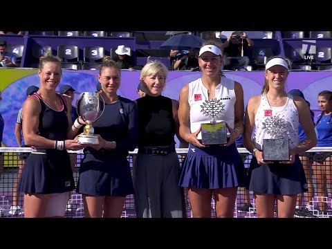 Laura Siegemund & Vera Zvonareva Triumph In Cancún; WTA Finals Champions Speech