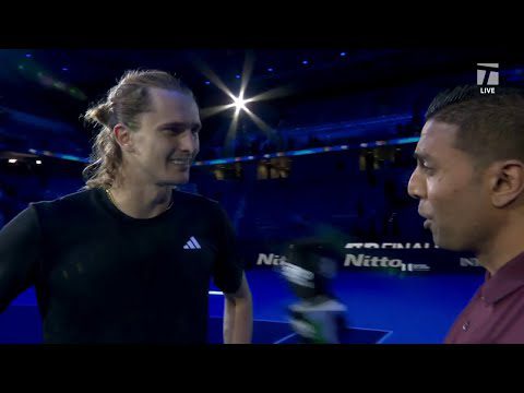 Alexander Zverev Wins his Opening Match in Turin Over Alcaraz | 2023 Nitto ATP Finals Interview