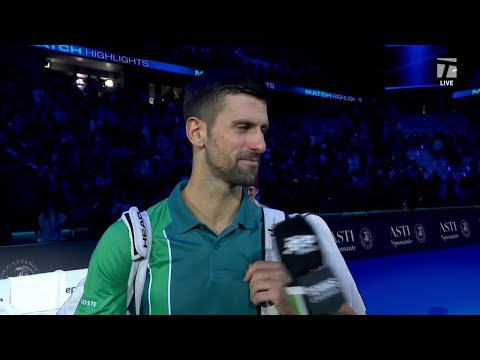 Novak Djokovic Earns Second Win In Turin Over Hubert Hurkacz | 2023 ATP Finals Interview