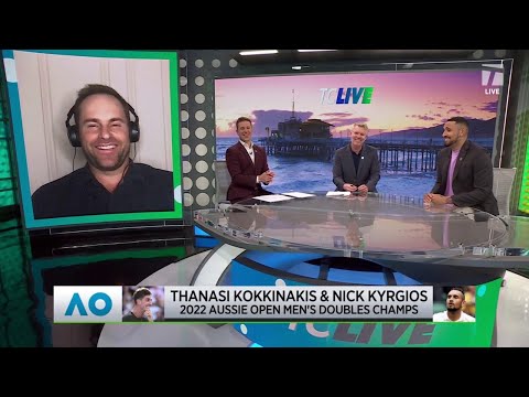 Nick Kyrgios Reflects On Australian Open Doubles Title | Tennis Channel Live