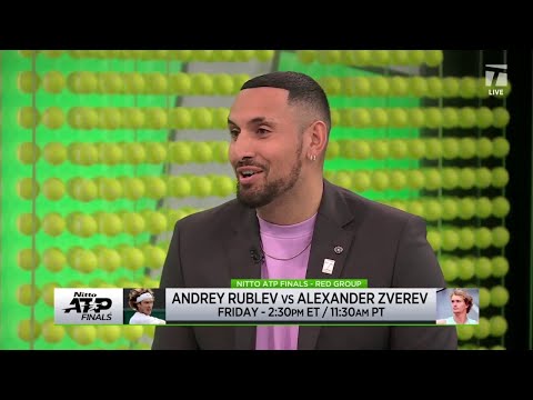 Kyrgios Backs Rublev To Beat Zverev In Straight Sets | Tennis Channel Live