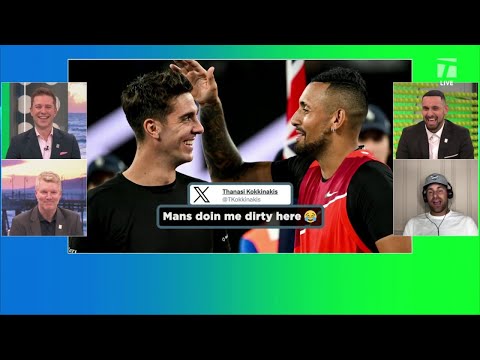 Kyrgios Pokes Fun At Playboy Kokkinakis | Tennis Channel Live