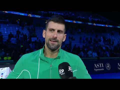 Novak Djokovic Reaches the Championship Match in Turin | 2023 ATP Finals Interview