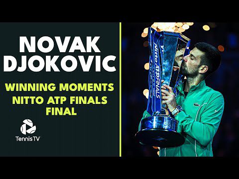 Novak Djokovic's Championship Point, Trophy Lift and Presentation | Nitto ATP Finals 2023