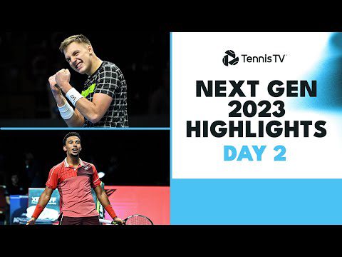 Fils & Cobolli Lock Horns, Medjedovic vs Van Assche & More Feature | Next Gen 2023 Day 2 Highlights