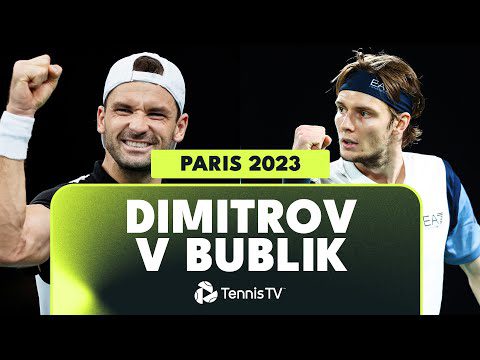 Grigor Dimitrov vs Alexander Bublik Highlights | Rolex Paris Masters 2023