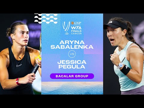 Aryna Sabalenka vs. Jessica Pegula | 2023 WTA Finals Group Stage | WTA Match Highlights