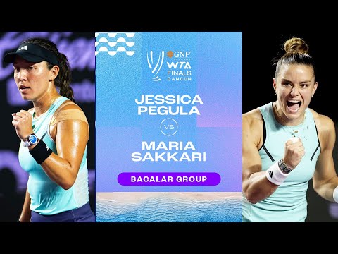 Jessica Pegula vs Maria Sakkari | 2023 WTA Finals Group Stage | WTA Match Highlights