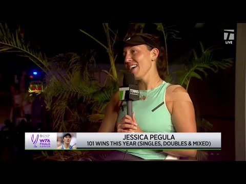 INTERVIEW: J. Pegula; WTA Finals RR Win