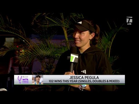 INTERVIEW: J. Pegula; WTA Finals SF Win