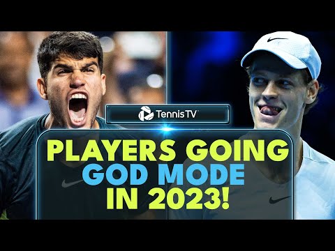 10 Times Tennis Players Went GOD MODE In 2023 🥶