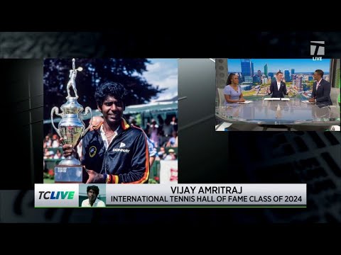 Vijay Amritraj Inducted to Tennis Hall of Fame | Tennis Channel Live