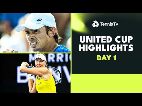 De Minaur vs Norrie; Haddad Maia, Tomljanovic, Boulter Play | United Cup 2024 Day 1 Highlights