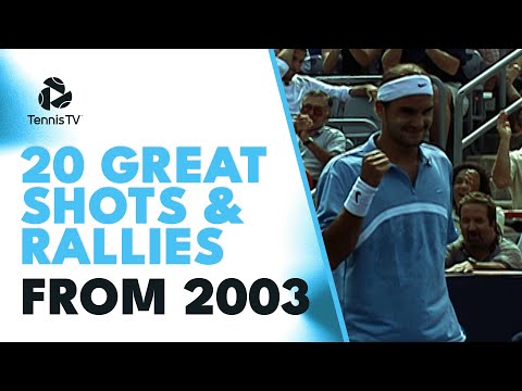 20 BRILLIANT ATP Tennis Shots From The Year 2003!