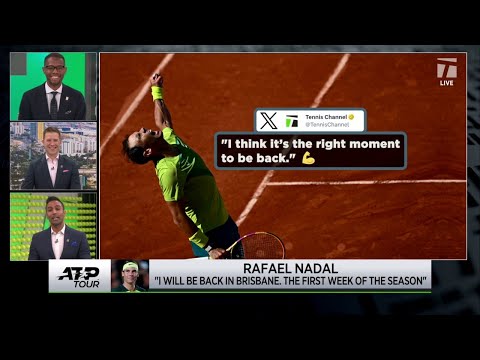 Rafael Nadal Announces 2024 Return In Brisbane | Tennis Channel Live