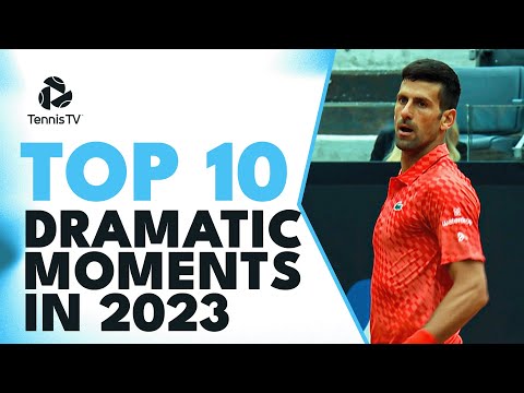 Top 10 ATP Dramatic Moments in 2023!