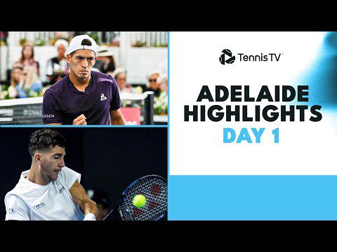 Draper Battles Baez, Kokkinakis Faces Lajovic & More Feature | Adelaide 2024 Day 1 Highlights