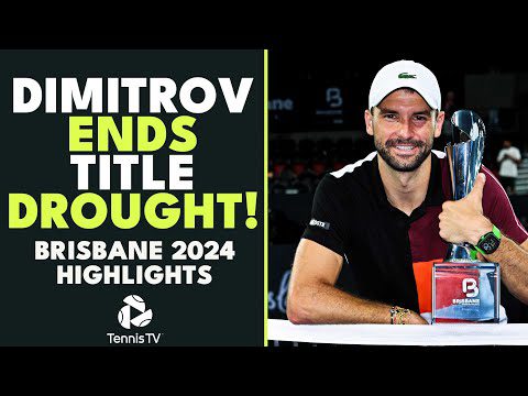 Grigor Dimitrov: Best Shots & Memorable Moments From Brisbane Title Run 🏆