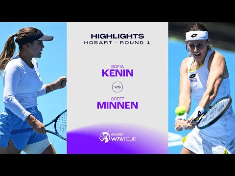 Sofia Kenin vs. Greet Minnen | 2024 Hobart Round 1 | WTA Match Highlights