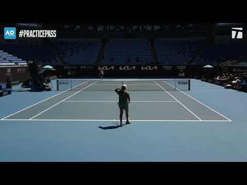 Naomi Osaka & Ons Jabeur Enjoying a Hit Ahead of the 2024 Australian Open | Practice Pass