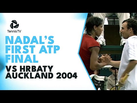 17 Year-Old Nadal's First Ever ATP Final vs Hrbaty | Auckland 2004