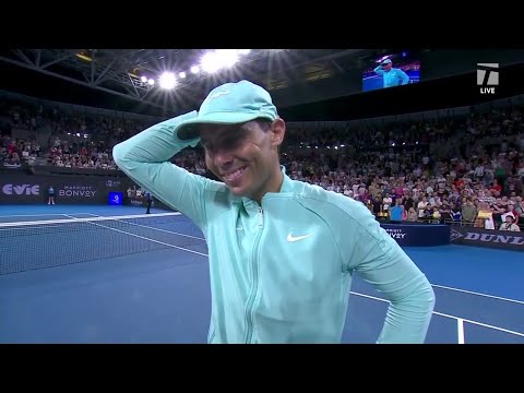 INTERVIEW: R. Nadal; Brisbane 1R