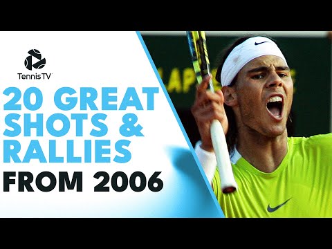 20 Amazing Shots & Rallies From Year 2006!