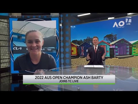 2022 Australian Open Champion Ash Barty Joins TC Live | Tennis Channel Live