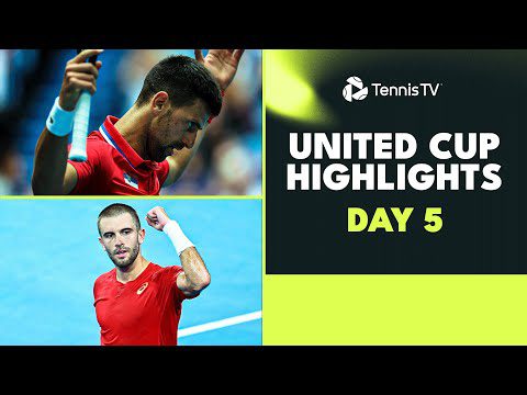 Djokovic vs Lehecka; Coric vs Griekspoor; Tsitsipas/Sakkari Play | United Cup 2024 Day 5 Highlights