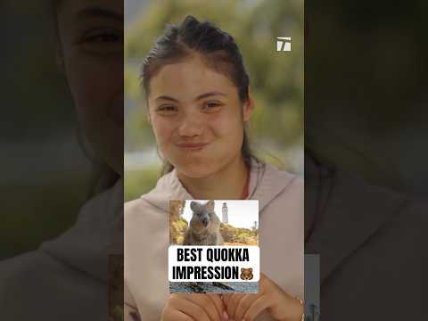 Ben Shelton’s Quokka Impression is Unmatched 😂 #AusOpen #tennis