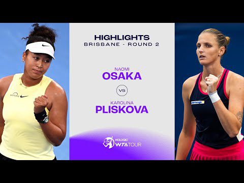 Karolina Pliskova vs. Naomi Osaka | 2024 Brisbane Round 2 | WTA Match Highlights