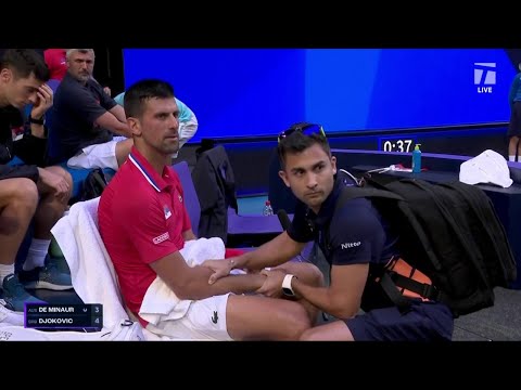 Novak Djokovic Suffers Wrist Injury in Loss to de Minaur | Tennis Channel Live