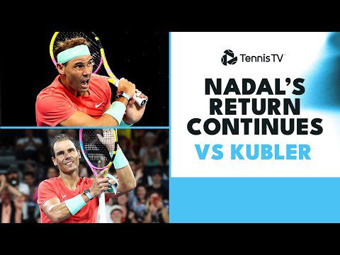 Rafael Nadal's Return Continues vs Jason Kubler | Brisbane 2024 Highlights