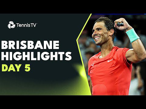 Nadal Faces Kubler; Dimitrov and Hijikata Also Feature | Brisbane 2024 Day 5 Highlights