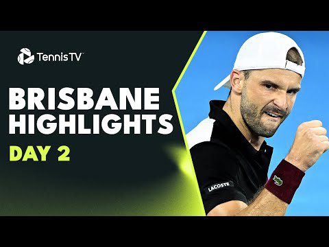 Murray vs Dimitrov; Rune & Shelton Begin Seasons | Brisbane 2024 Highlights Day 2